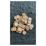 (50) Wheat Pennies