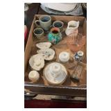 Large Flat Of Misc. Glassware & China