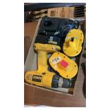 Dewalt Drill W/Charger & (3) Batteries