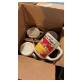 Retro Lipton Soup Mugs & Glass Dessert Cups