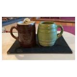 (2) Vintage McCoy Pottery Mugs