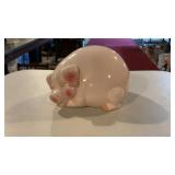 Ceramic Pig Coin Bank
