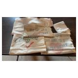 Stack of Farm Sacks & Sacking Material