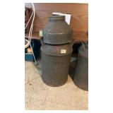 Metal Farm Cream Can & Milk Strainer