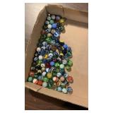Mixture Of Modern & Vintage Glass Marbles