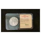 2002 1 Oz. Silver Eagle Uncirculated Condition