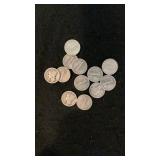 (12) Mercury Dimes Misc. Dates
