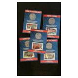 (5) US Postal Service State Quarters & Stamps