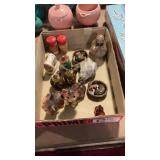 Vintage S & P Sets, Stoneware Birds & Cats, Plus