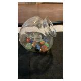 Jar Of Shooter & Rare Decal Marbles