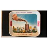 1961 Original Coke Refreshes You Best Tray