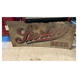 Vintage Original Sterling Beer Sign