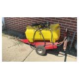 Scorpion Brand Pull Behind Sprayer & Cart