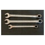 (3) Snap On Blue Point Open End Wrenches