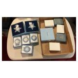 (12) Wedgwood England Ornaments In Boxes