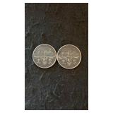 (2) 1892-1893 Columbian Exposition Medals