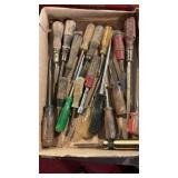 Flat Full Of Misc. Screwdrivers & Nut Drivers