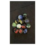 (12) Vintage Shooter Marbles