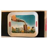 1961 Original  Coca-Cola Bottle Advertising Tray