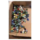 Mixture Of Modern & Vintage Glass Marbles