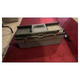 Tool Box Full Of Auto Filters, Gauges, Plus