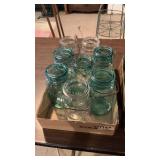(8) Quart Wire Bail Canning Jars