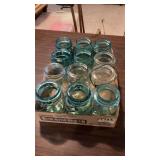 (12) Antique Ball Pint Canning Jars