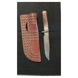 Stag Handle Hand Forged Trade/Skinning Knife