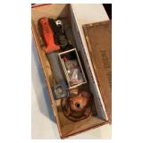 Cigar Box W/ Survival Knives, Striker Kit, Plus