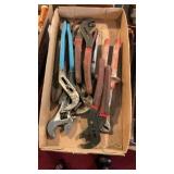 Flat Full Of Channel Locks, Box Joint Pliers, Plus