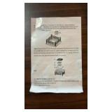 New In Box Square Fire Pit/Grill