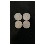 (4) 1963 90% Silver Franklin Halves