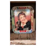 Original 1950's Menu Girl Coca-Cola Tray
