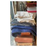 Lot Of Moving Blankets & Paint Tarps