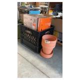 New In Box Pendant Lights & Terra Cotta Pots