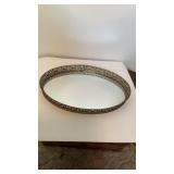 Vintage Oval Perfume Mirror