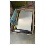 Large Box Of Office Binders & Supplies
