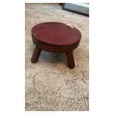 Small Round Vintage Step/Foot Stool