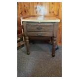 Antique Baking Cabinet W/Converted Top