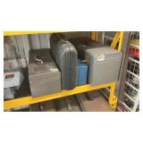 4 misc metal toolboxes