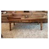 Vintage Wood Mid-Century Coffee Table