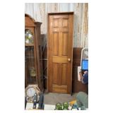Pre-hung solid wood door