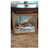 Rozairo "Snowy Winter" W/COA Sticker On Back
