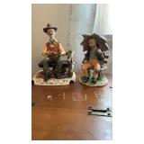 2 Elderly Men Porcelain figures