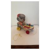 Vintage 1962 Fisher Price Poodle Zillo Pull Toy
