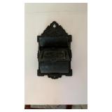 Primitive Cast Iron Match Safe
