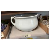 Antique Ironstone China Bed Side Pot