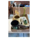 Lot of Mugs, vases, planters