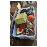 Extra Large Tote Of Holiday Decor