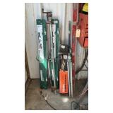 Portable work bench, sawhorses plus